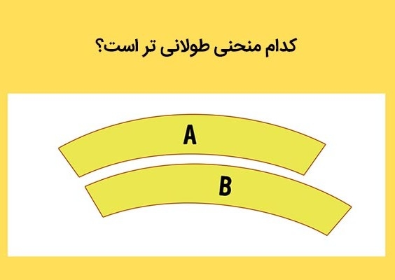 کدوم منحنی طولانی تره؟ 