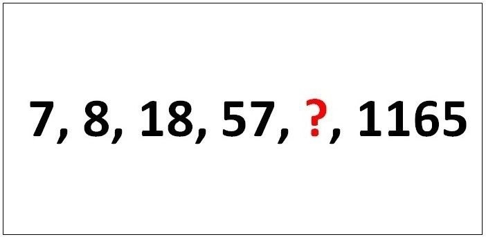 یک ردیف از اعداد دیده می شوند که یکی از آنها جا افتاده است. شما باید با استدلالی منطقی عدد درست را مشخص کرده و به جای علامت سوال قرار دهید. پاسخ صحیح چیست؟؟؟