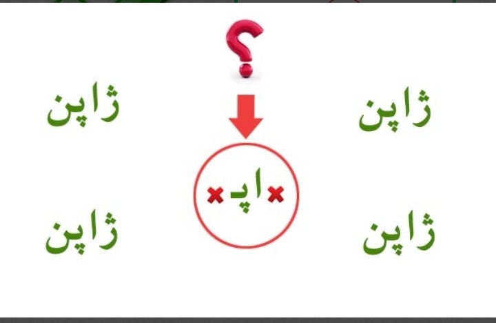 تصویر به چه کلمه ای اشاره میکنه؟