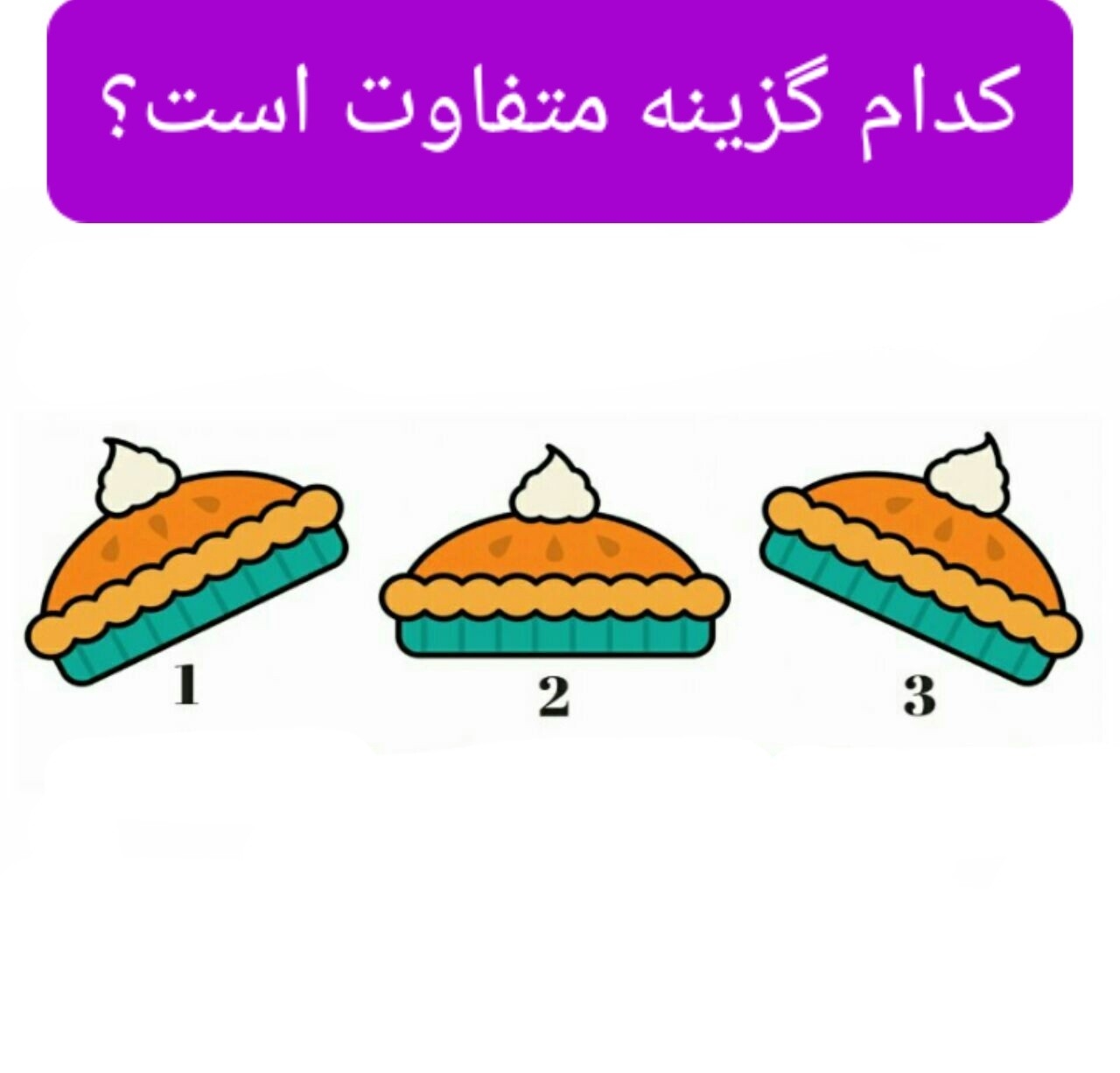 کدام گزینه متفاوت است؟